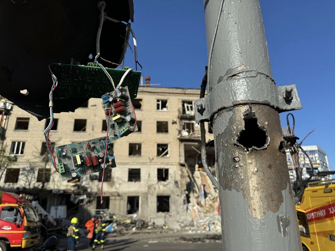 Усі постраждалі внаслідок російської атаки по Харкову – цивільні, зазначили в поліції