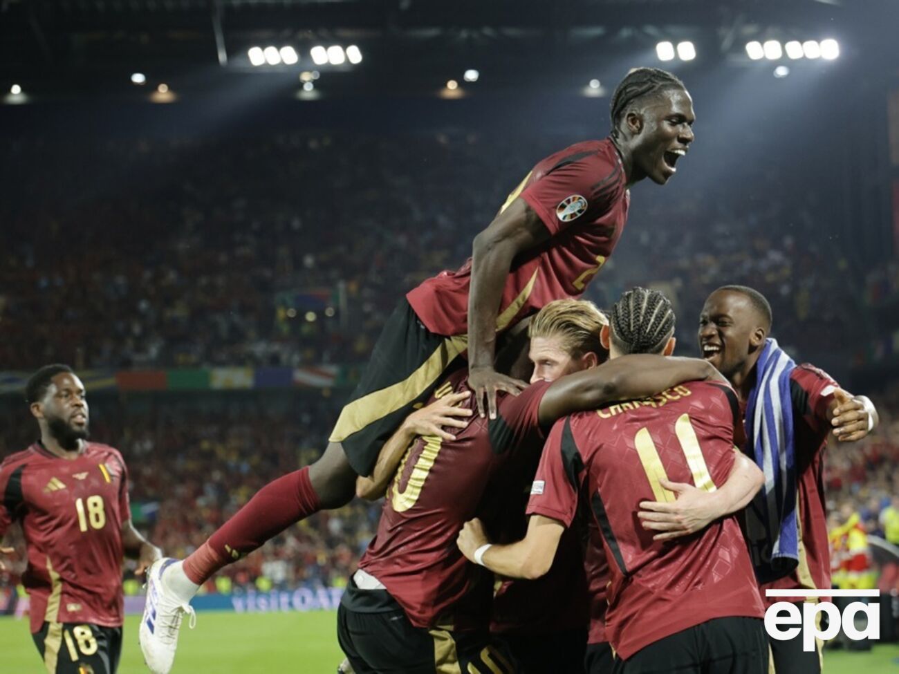 Бельгия забила три мяча, засчитали два