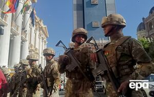 Болівійські військові намагалися захопити урядовий палац