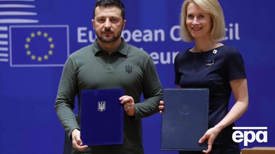 Угоду підписали Зеленський і Каллас