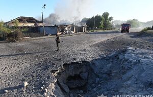 Окупанти завдали двох ракетних ударів по території Вільнянська о 17.40, повідомили в поліції