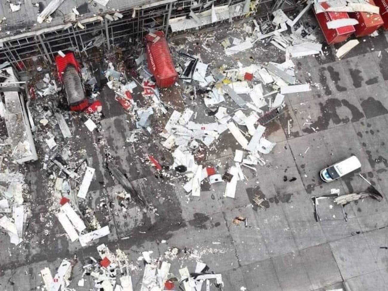 В октябре прошлого года оккупанты уже атаковали терминал "Новой почты" в Харьковской области