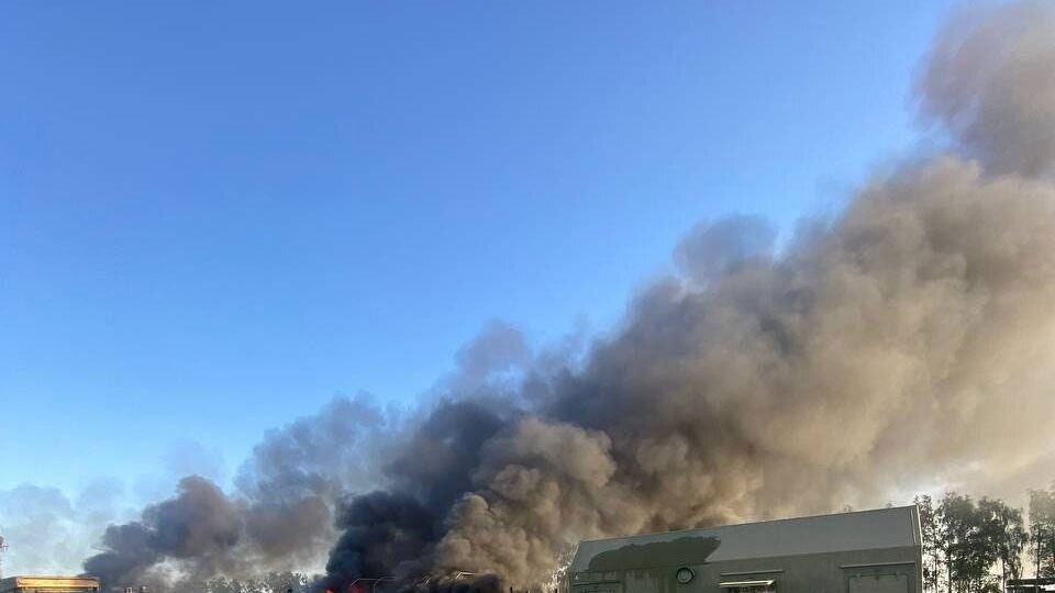 У соцмережах поширили фото охопленого вогнем комплексу ППО, стверджують, що це С-300 в Бєлгородській області