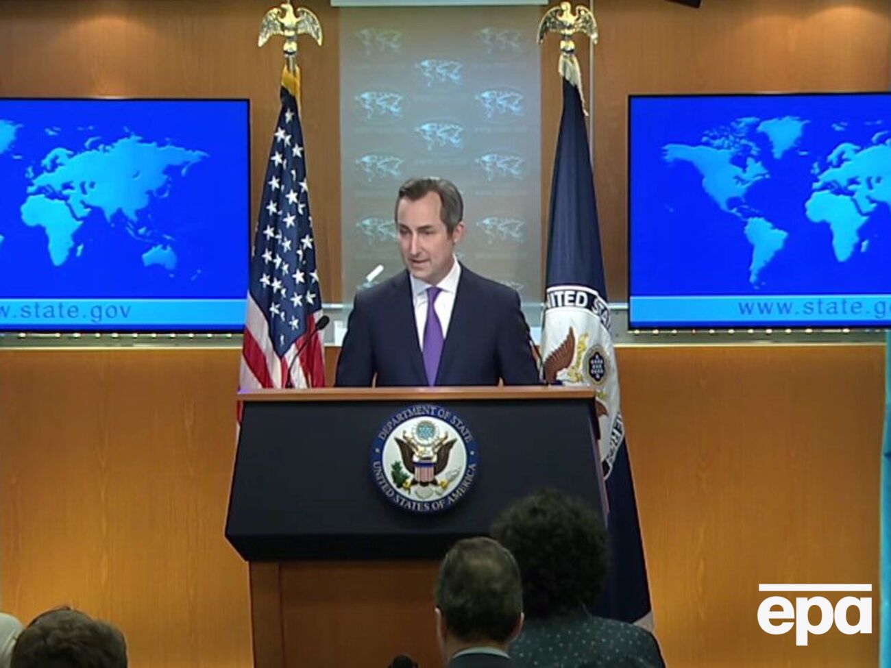 За словами спікера Держдепу, Китай міг би відіграти корисну дипломатичну роль, утім, зараз це складно уявити через допомогу Пекіна оборонно-промисловій базі РФ