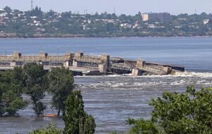 Оккупанты разрушили плотину ровно год назад