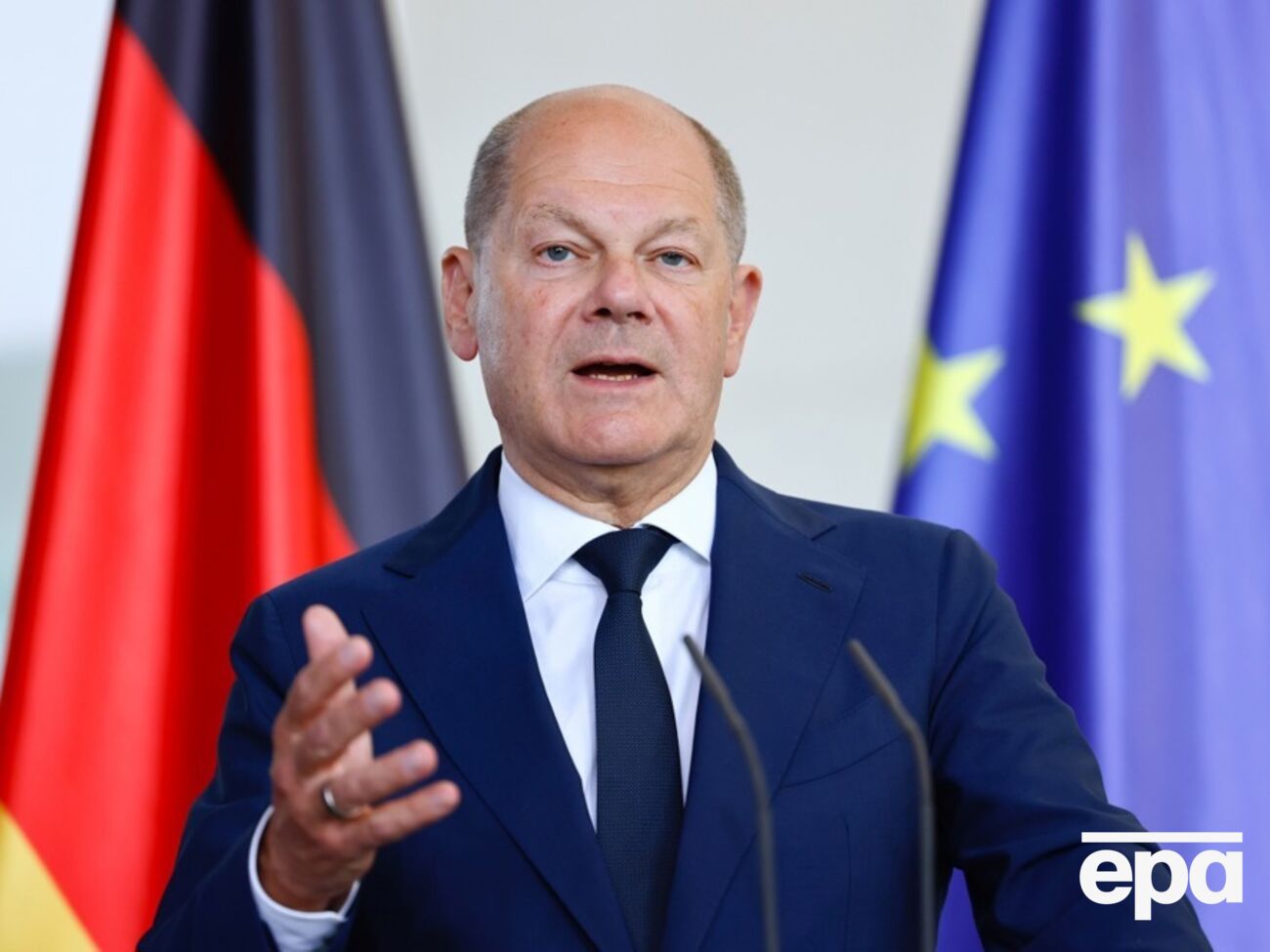 Шольц заявив, що жодна дитина, народжена сьогодні в Німеччині, не повинна пережити війну