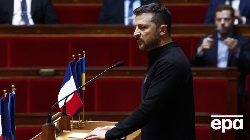 Зеленський сподівається, що Франція й далі допомагатиме Україні