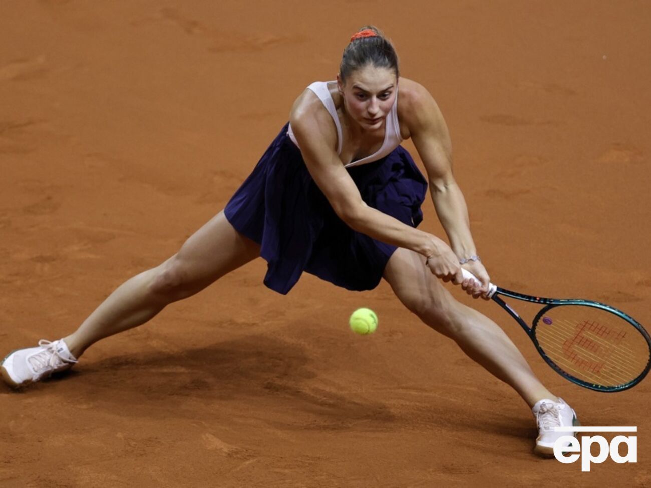 Костюк второй раз играла с вместе с Русе в полуфинале турнира Большого шлема