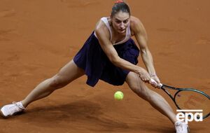 Костюк второй раз играла с вместе с Русе в полуфинале турнира Большого шлема