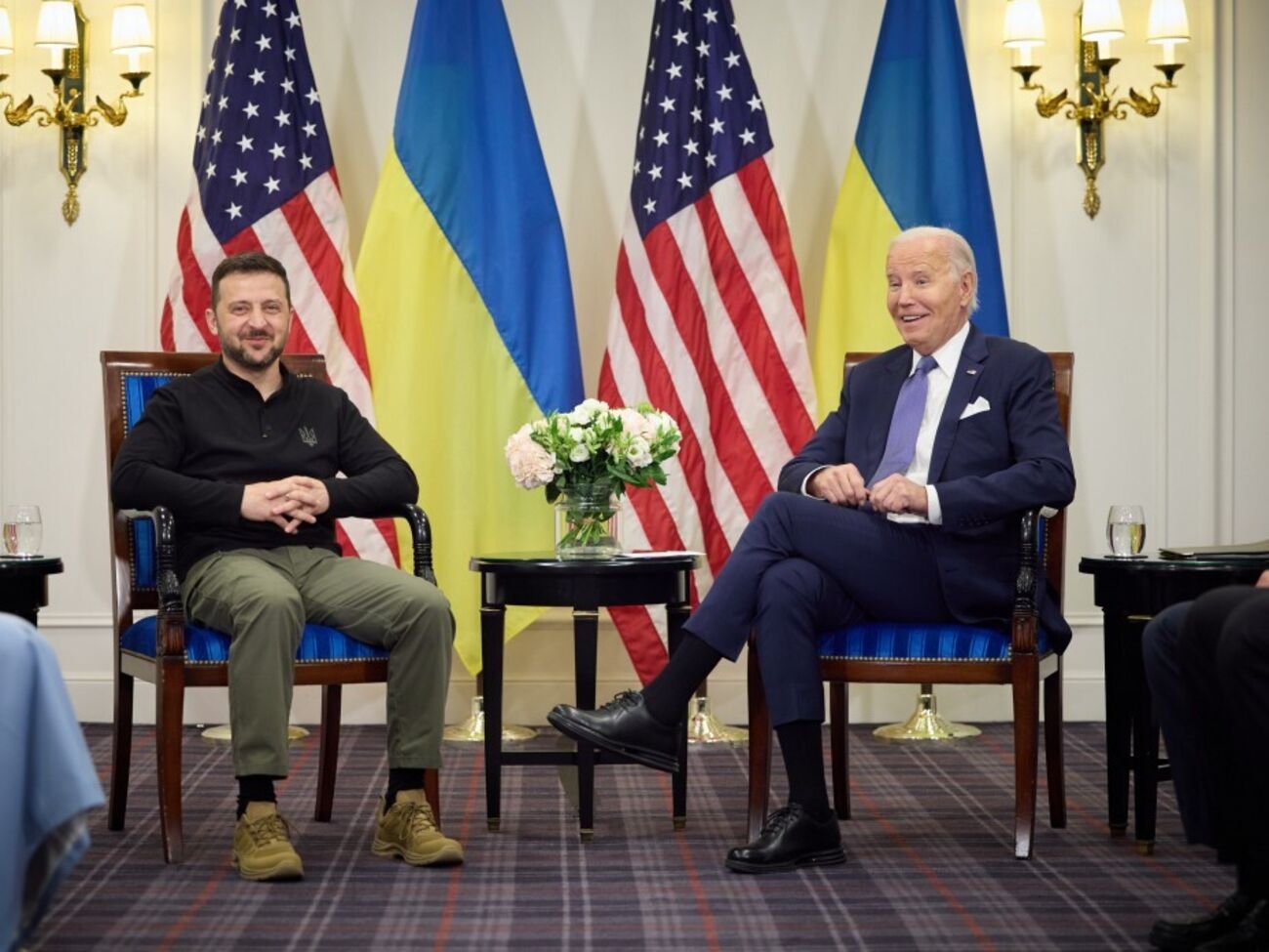 Зеленский и Байден провели встречу в Париже 7 июня