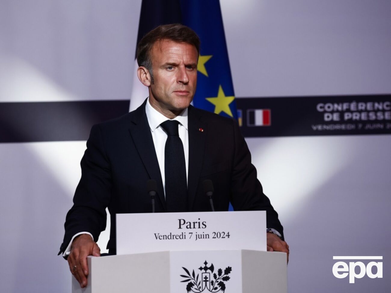 Макрон: Хочу підкреслити – ми не воюємо проти Росії