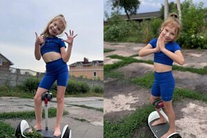 Алиса Яресько уже катается на сигвее по Сумам