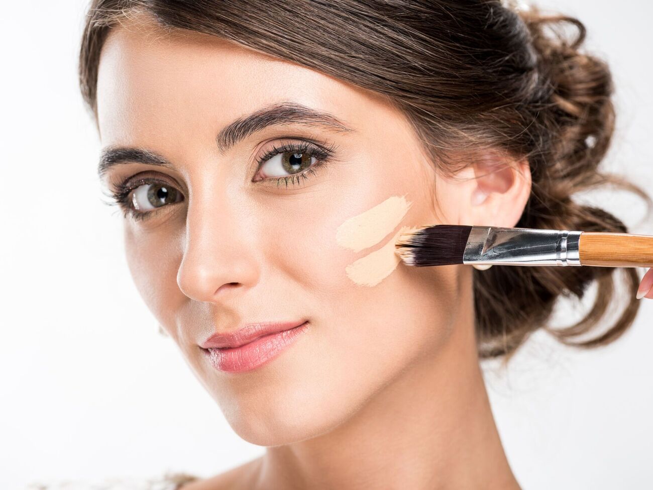 Тонкая кисть дает особенный результат покрытия