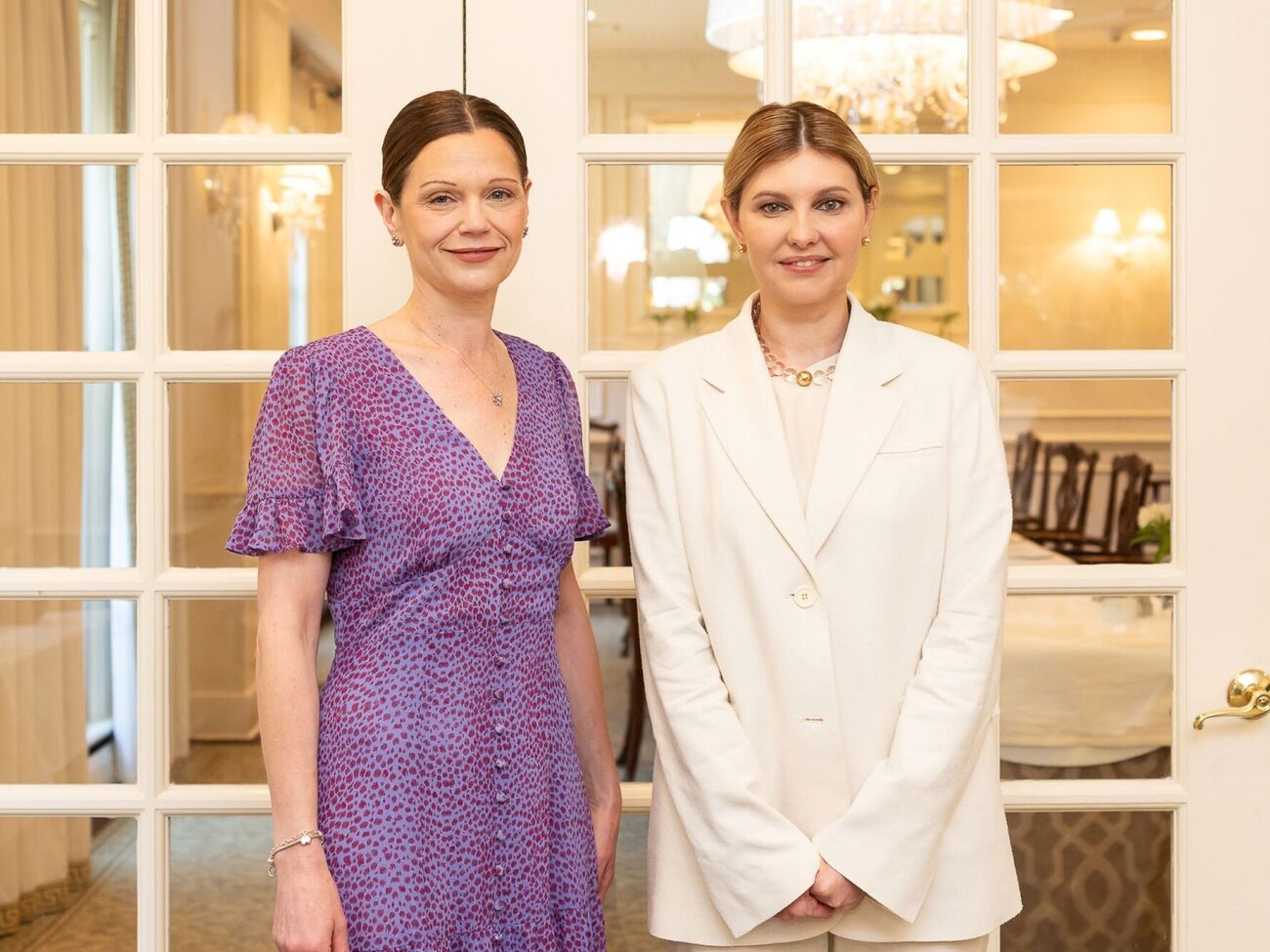 Зеленська: Була рада познайомитися з пані Стармер сьогодні у Вашингтоні, на полях саміту НАТО