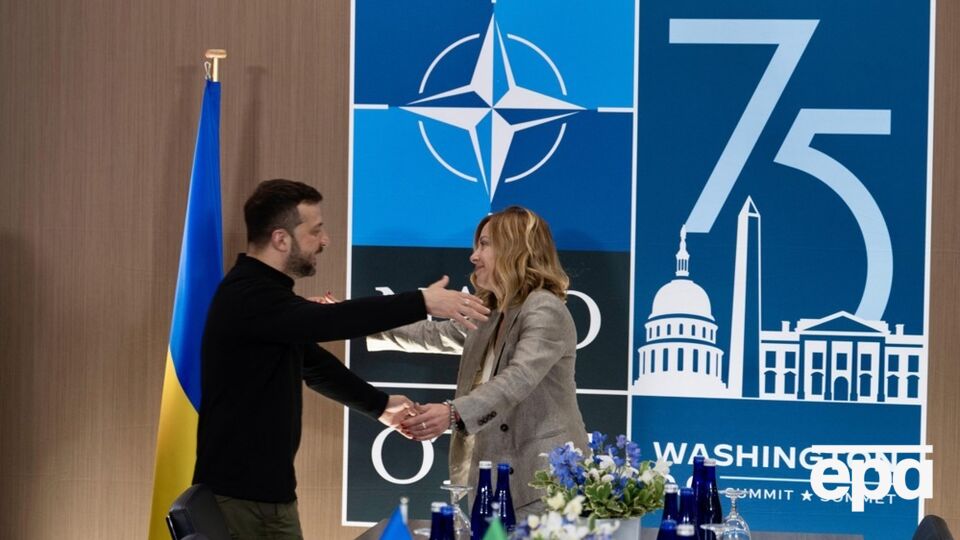 Зеленський і Мелоні зустрілися на полях саміту НАТО