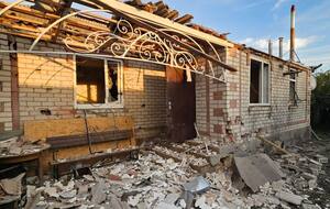 В Чернобаевке удар пришелся на дом, где была одна девочка