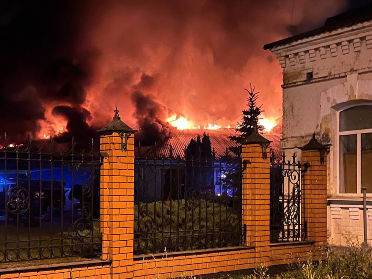 Губернатор Курской области заявил, что причина пожара – украинский беспилотник
