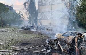 Удар пришелся по центральной части города