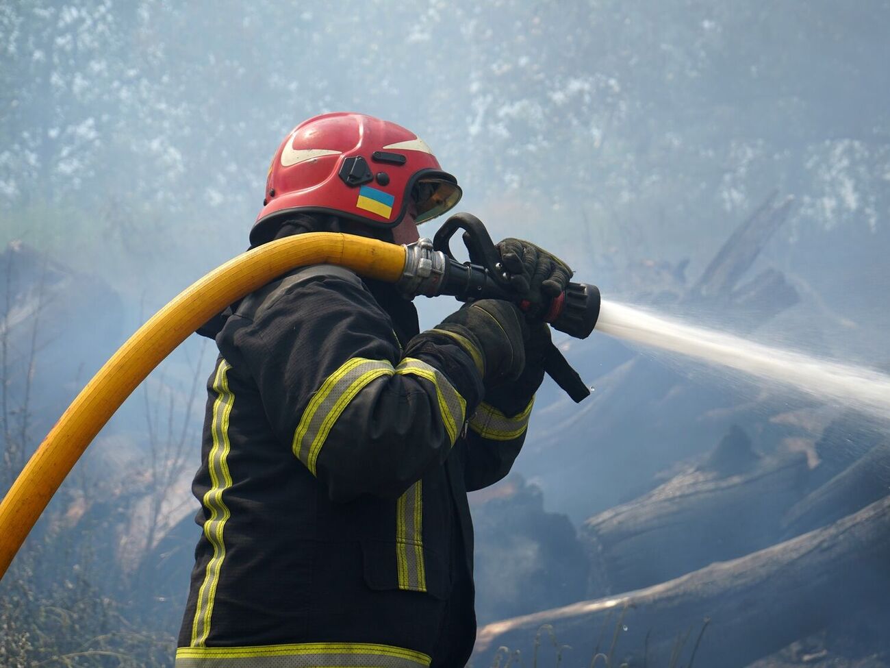 В Миргородском районе Полтавской области был пожар, его уже ликвидировали