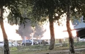 Попадания по самолетам в Миллерово не подтверждены, но, вероятно, горел склад топлива