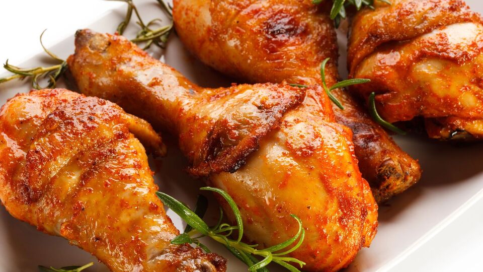 Голени жарят на растительном масле