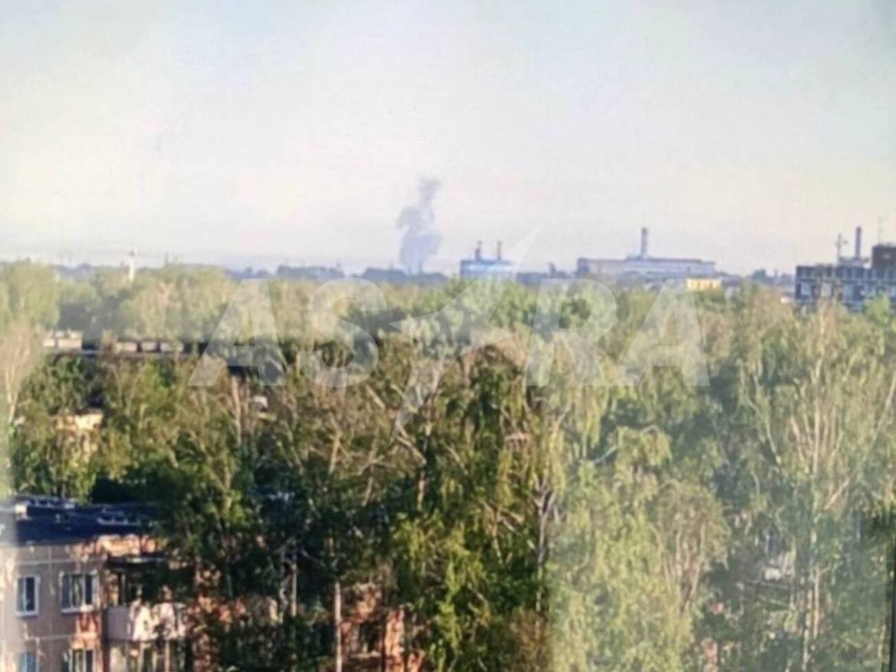 У мережі публікують фото диму над Рязанню
