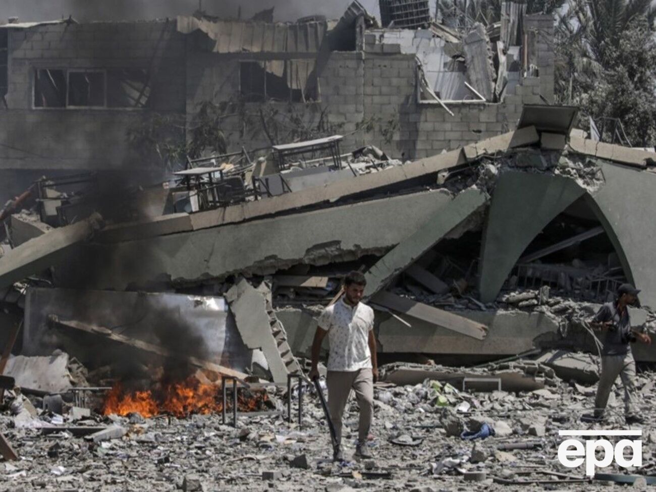 За даними ЦАХАЛ, у школі перебували бойовики ХАМАС, а також розміщували велику кількість зброї