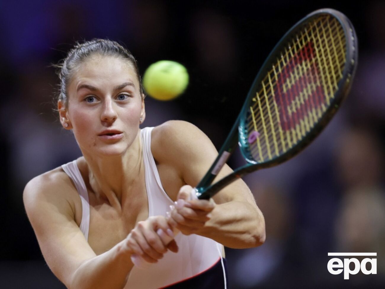 Костюк (на фото) у двох сетах перемогла Лулу Сан