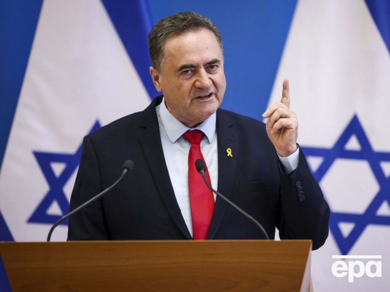 Эрдоган идет по следам Саддама Хусейна и угрожает напасть на Израиль, отметил Кац (на фото)