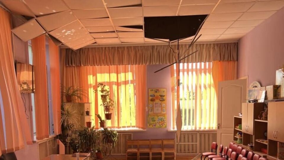 У Полтавському районі уламки пошкодили школу й дитячий садок, зазначили в ОВА