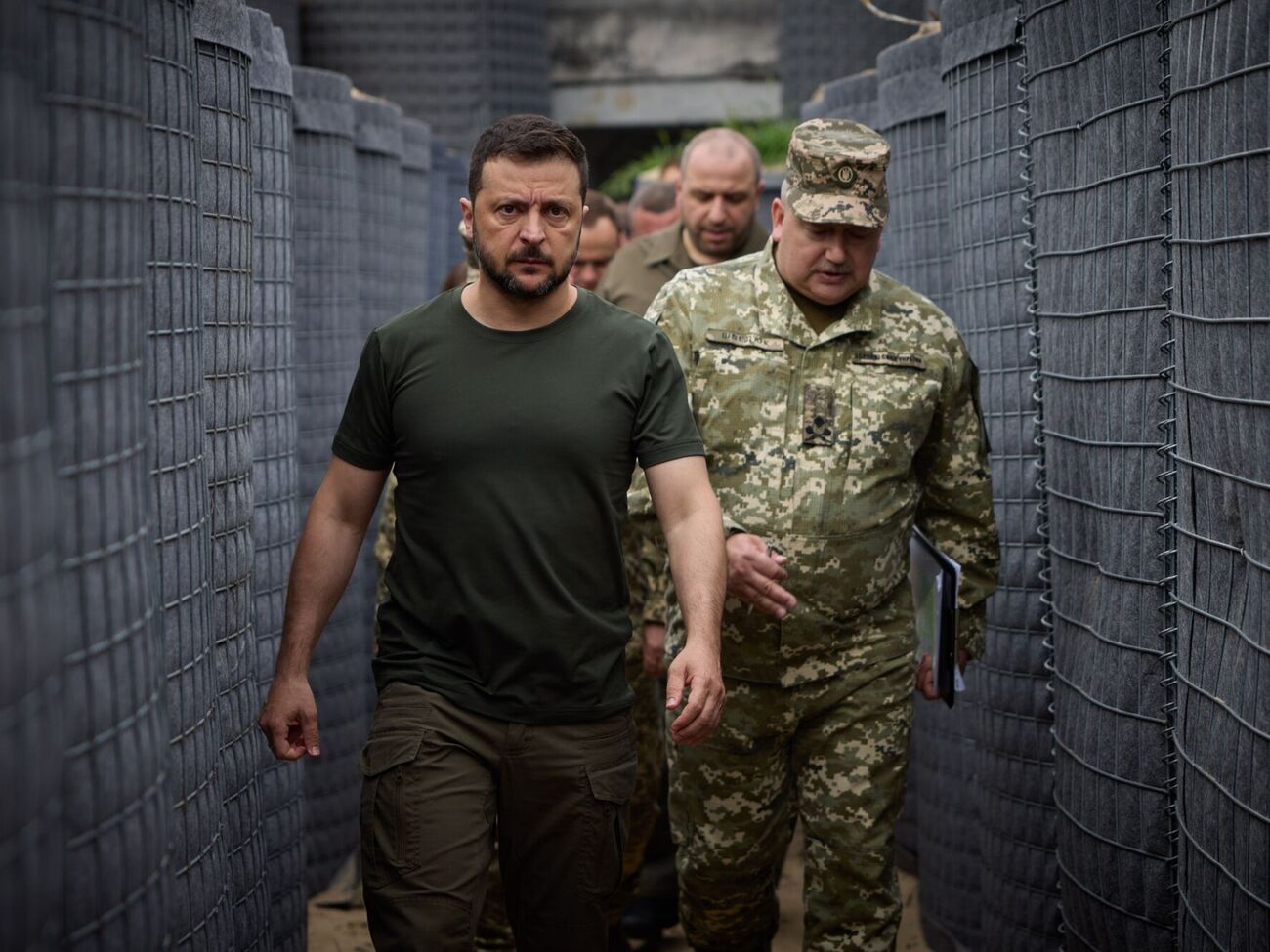 Зеленский проверил защиту северной границы Украины