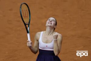 Костюк (на фото) у трьох сетах перемогла Саккарі