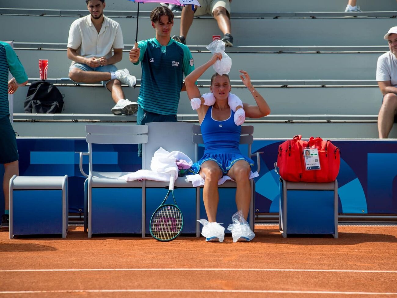 Организаторы не позволили перенести парный матч с участием Костюк, который должен был состояться через час после завершения почти трехчасового ее противостояния с Саккари