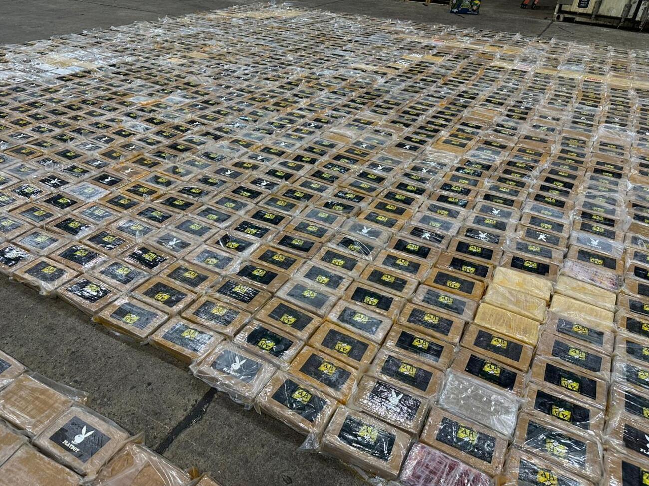 Полиция Эквадора показала изъятые наркотики