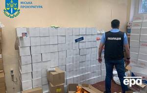 При обыске у подозреваемой изъято гуманитарной помощи более чем на 1 млн грн