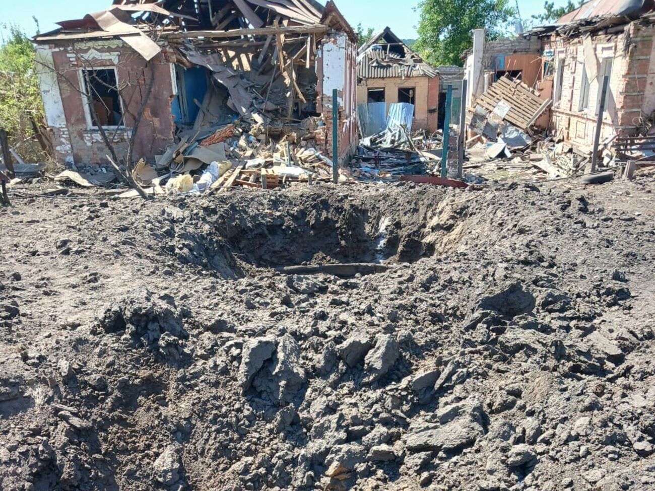 Оккупанты сбросили УАБ на населенный пункт