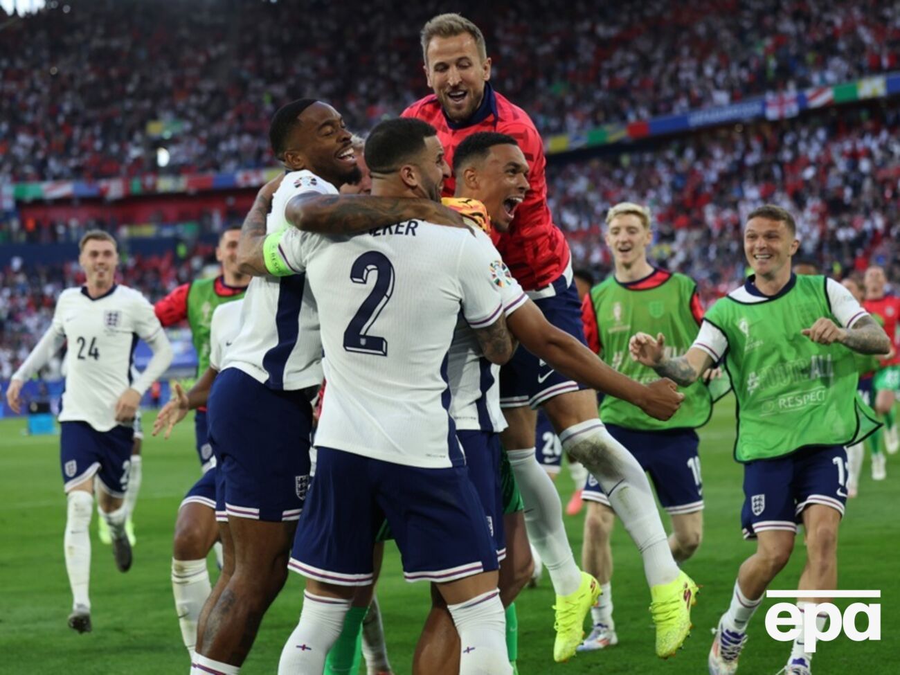 Сборная Англии сыграет в полуфинале Евро 2024