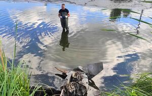 Залишки російської ракети Х-101 транспортували на спеціальний полігон для знищення, зазначили у ДСНС