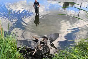 Остатки российской ракеты Х-101 транспортировали на специальный полигон для уничтожения, отметили в ГСЧС
