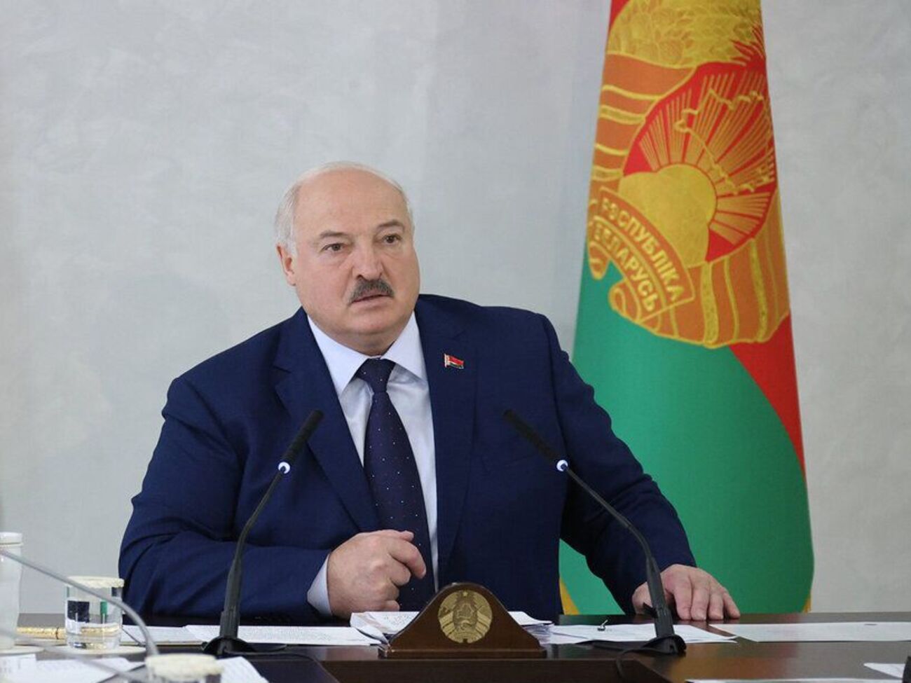 Лукашенко заявлял, что ударные беспилотники, которые якобы "летели из Украины", нарушили воздушное пространство Беларуси