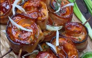 Аппетитный куриный шашлык готовится 30 минут