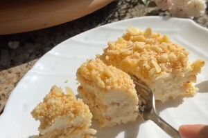 Торт без выпечки особенно вкусен хорошо охлажденным