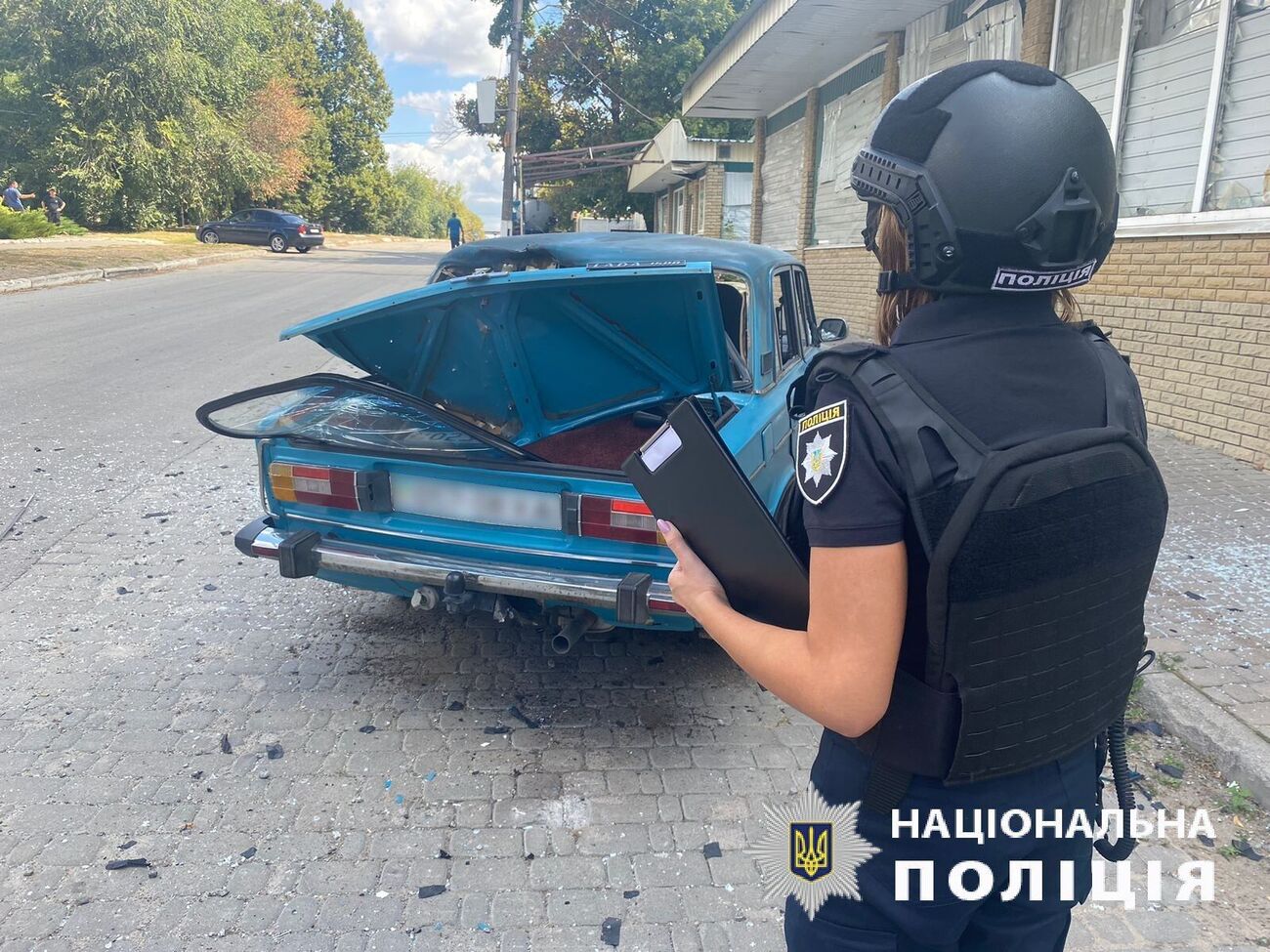 Беспилотник оккупантов атаковал пункт раздачи помощи