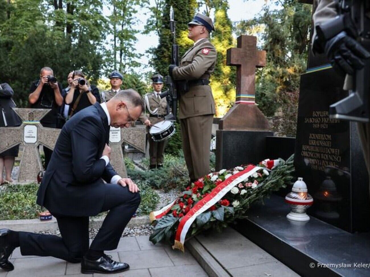 Президент Польщі Анджей Дуда вшанував пам’ять бійців УНР у Варшаві