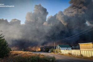 Пожар тушили примерно три часа