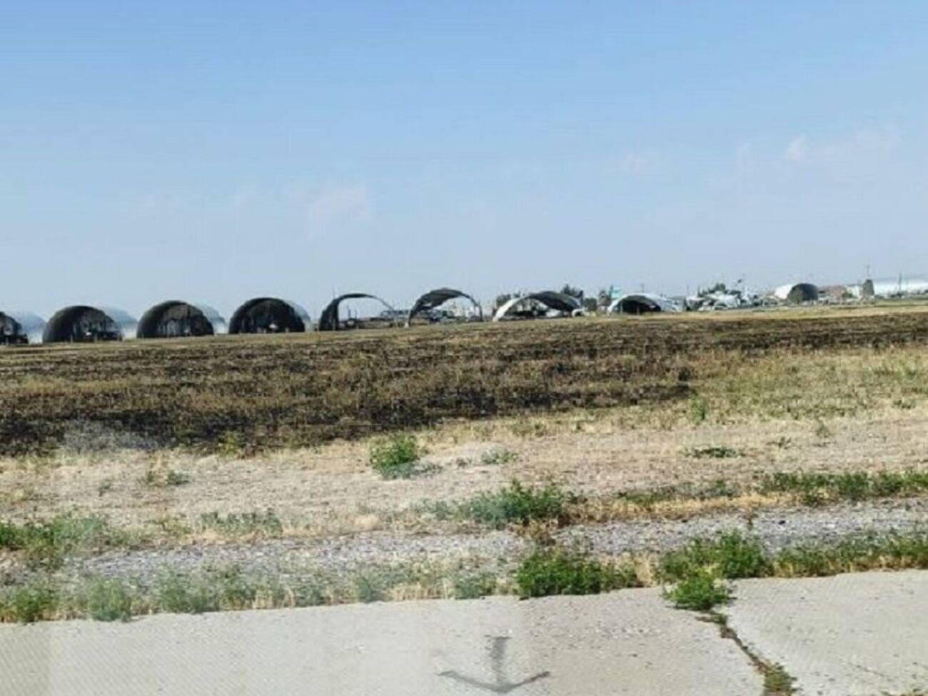 Аэродром был атакован в ночь на 22 августа
