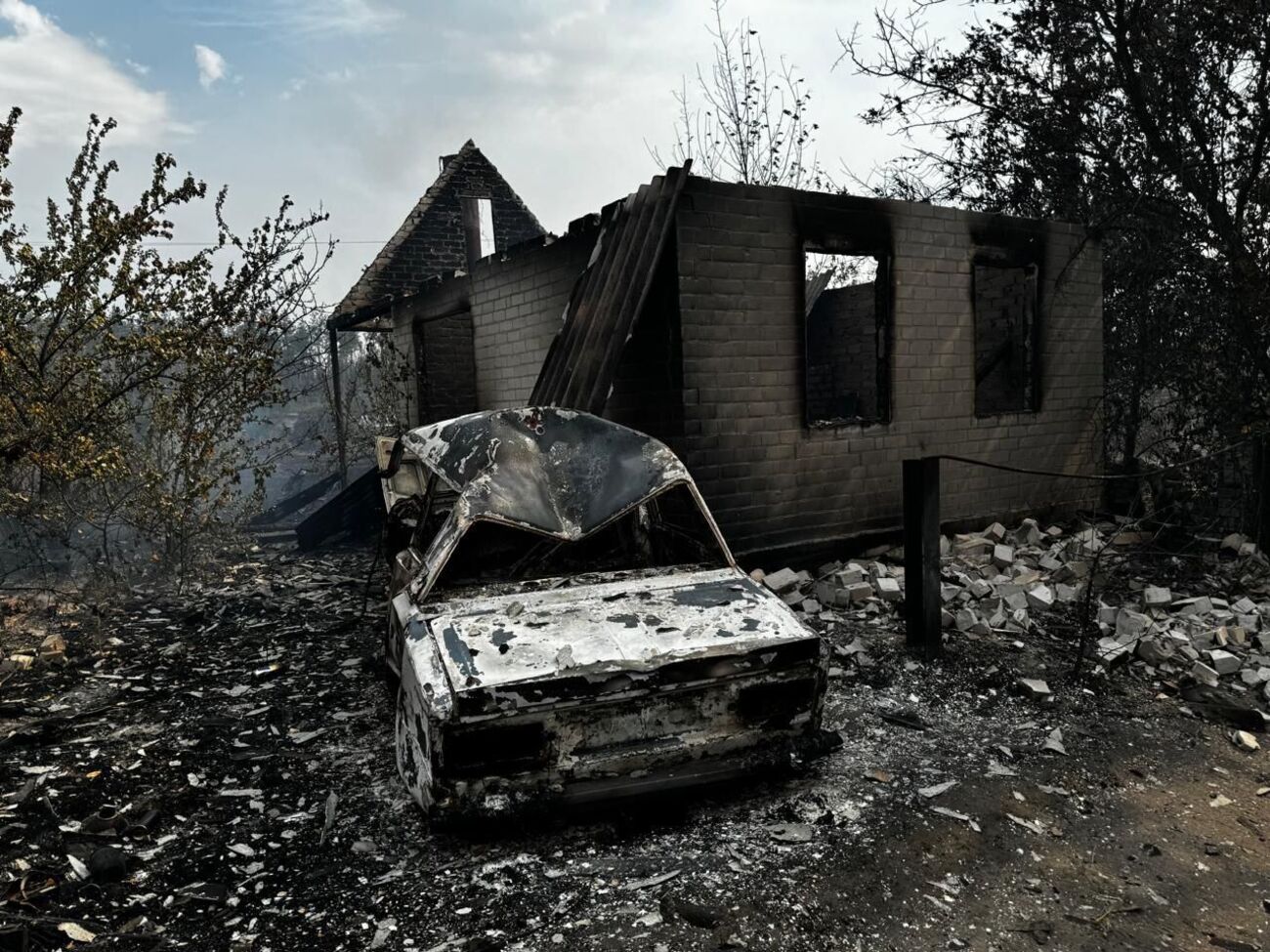 Окупанти скинули на Плещіївку КАБ