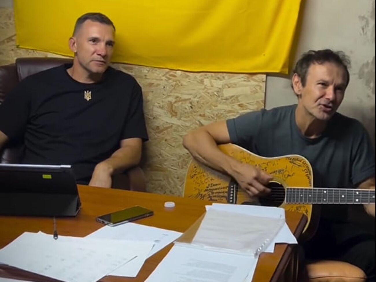 Вакарчук: Вместе с Андреем Шевченко посетили бойцов 13-й бригады Национальной гвардии Украины "Хартия"