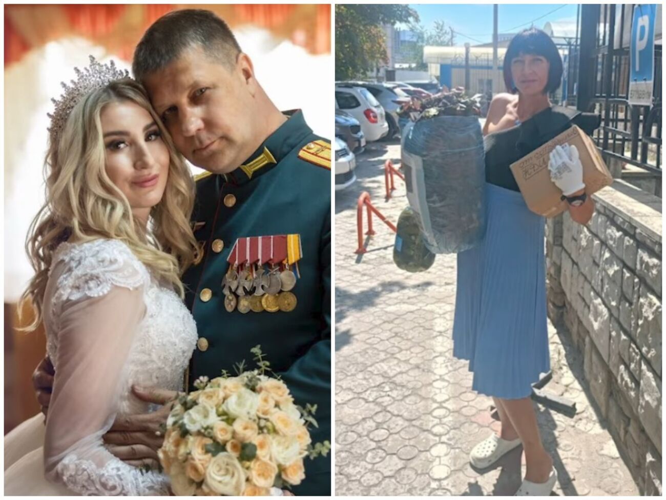 Журналисты нашли у Полякова переписку с пятью женщинами, с которыми у него были отношения. На фото слева он с женой, справа, как утверждается, – его любовница Надежда