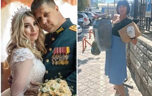 Журналисты нашли у Полякова переписку с пятью женщинами, с которыми у него были отношения. На фото слева он с женой, справа, как утверждается, – его любовница Надежда